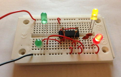 Lichtsschranke aus dem Conrad Adventskalender 2012