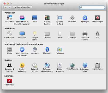 Entfernte Installation Mac Os X